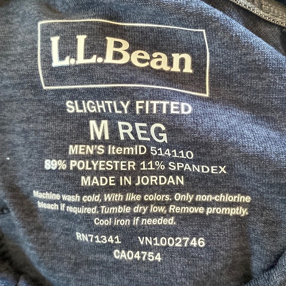 L.L. Bean VentureSoft Hoodie Slightly Fitted Long Sleeve M - Picture 2 of 4